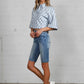 HIGH RISE BIKE SHORTS Denim Shorts