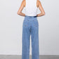 Slouchy Cropped High Waist Jeans Jeans