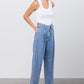 Slouchy Cropped High Waist Jeans Jeans