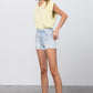HIGH RISE PREMIUM SHORTS WITH FRONT ZIPPER Denim Shorts