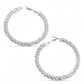 60MM Iconic Rhinestone Hoops - DAVERRI FASHIONS
