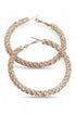 60MM Iconic Rhinestone Hoops - DAVERRI FASHIONS