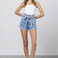 HIGH WAISTED PAPER BAG SHORTS Shorts