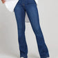 Full Size High-Waisted Flare Jeans Plus Size - DAVERRI FASHIONS