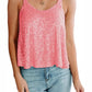 Sequin Scoop Neck Tank - DAVERRI FASHIONS