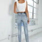 Insane Gene High Rise Girlfriend Jeans Light Wash Jeans