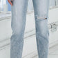 Insane Gene High Rise Girlfriend Jeans Light Wash Jeans