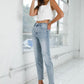 Insane Gene High Rise Girlfriend Jeans Light Wash Jeans