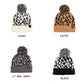 CC Leopard Pom Beanie - DAVERRI FASHIONS