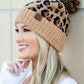 CC Leopard Pom Beanie - DAVERRI FASHIONS