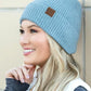 CC Fine Yarn Cuff Beanie - DAVERRI FASHIONS