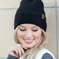 CC Fine Yarn Cuff Beanie - DAVERRI FASHIONS