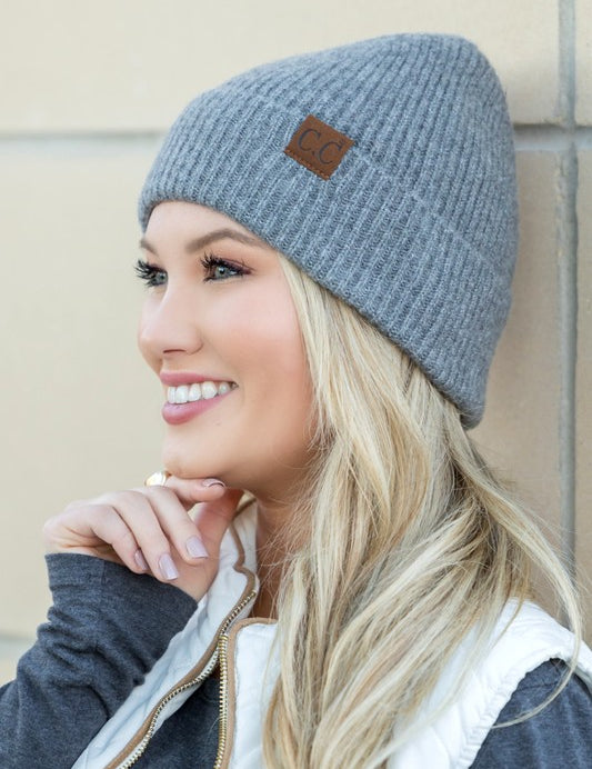 OneSize CC Fine Yarn Cuff Beanie | Daverri Fashions