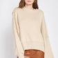 OVER FITTED LONG SLEEVE SWEATER TOP - DAVERRI FASHIONS