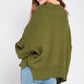 OVER FITTED LONG SLEEVE SWEATER TOP - DAVERRI FASHIONS