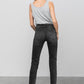 Mid Rise Ankle Black Straight Jeans Jeans