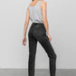 Mid Rise Ankle Black Straight Jeans Jeans