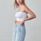 MID-RISE SLOUCH SHORTS Denim Shorts