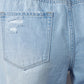 MID-RISE SLOUCH SHORTS Denim Shorts