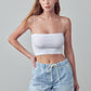 MID-RISE SLOUCH SHORTS Denim Shorts