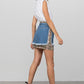 Plaid Checker Mini Denim Skirt Skirts