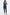 Ribbed Sleeveless Drawstring Jumpsuit Navy Jumpsuits