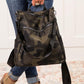 Rory Convertible Backpack Shoulder Handbag Green Camo 1