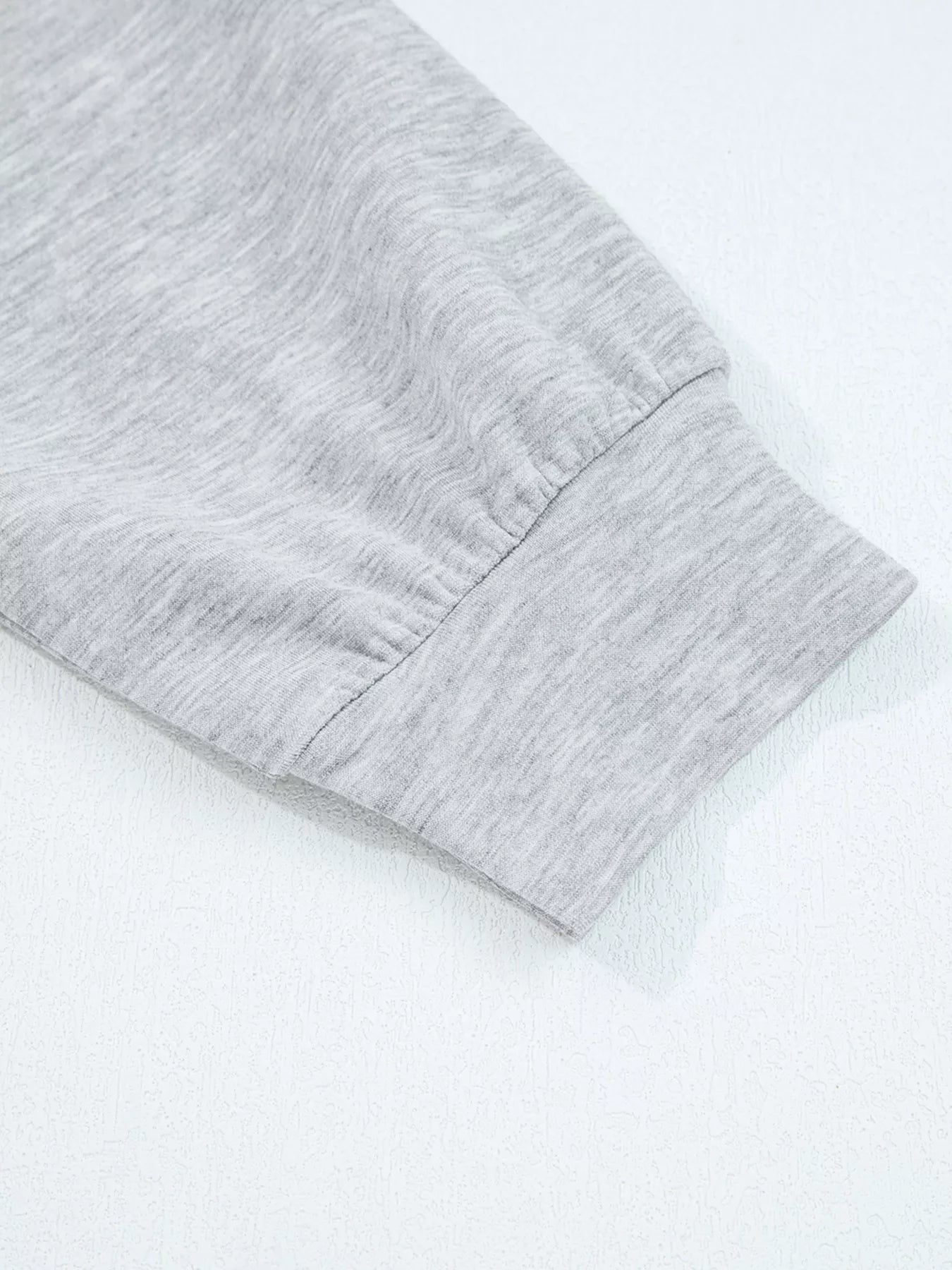 Zip Collar Long Sleeve Top and Drawstring Pants Set | Loungewear Sets Daverri Fashions