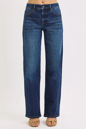RISEN Mid Rise Wide Baggy Jeans | Jeans Daverri Fashions