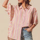 SO ME Multicolored Stripe Button Down Shirt