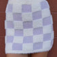 Fuzzy Checkered Skirt - DAVERRI FASHIONS