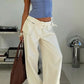 Wide Leg Jeans with Pockets - DAVERRI FASHIONS