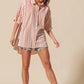 SO ME Multicolored Stripe Button Down Shirt
