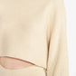 Dolman Sleeve Cropped Sweater - DAVERRI FASHIONS