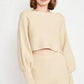 Dolman Sleeve Cropped Sweater - DAVERRI FASHIONS