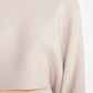 Dolman Sleeve Cropped Sweater - DAVERRI FASHIONS
