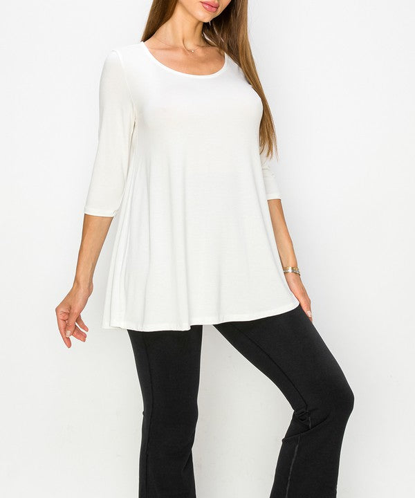 BAMBOO ELBOW TUNIC T