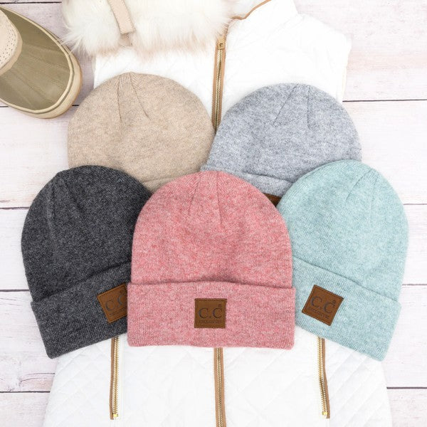 CC Heathered Boyfriend Beanie | Daverri Fashions