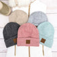 CC Heathered Boyfriend Beanie - DAVERRI FASHIONS
