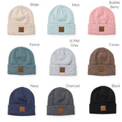 CC Heathered Boyfriend Beanie | Daverri Fashions