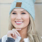 CC Heathered Boyfriend Beanie - DAVERRI FASHIONS