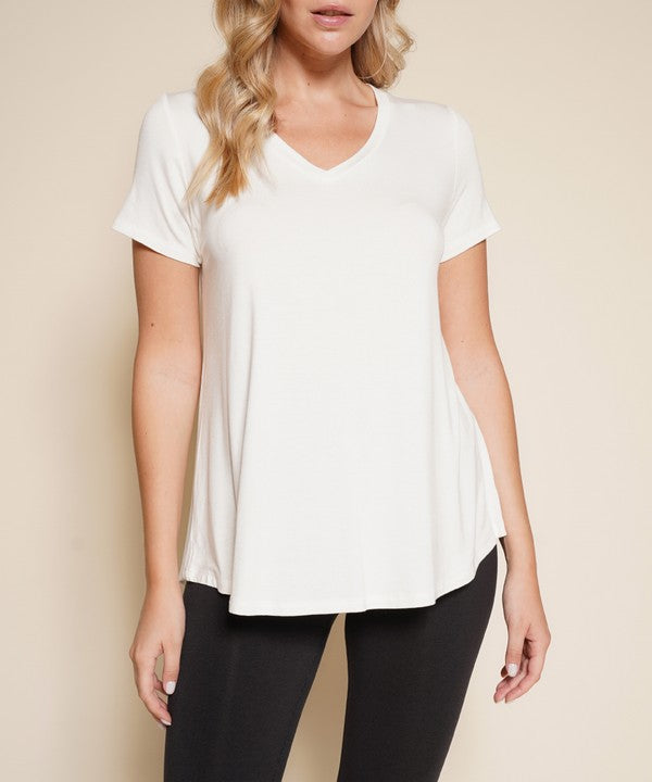 Bamboo Classic V Top IVORY