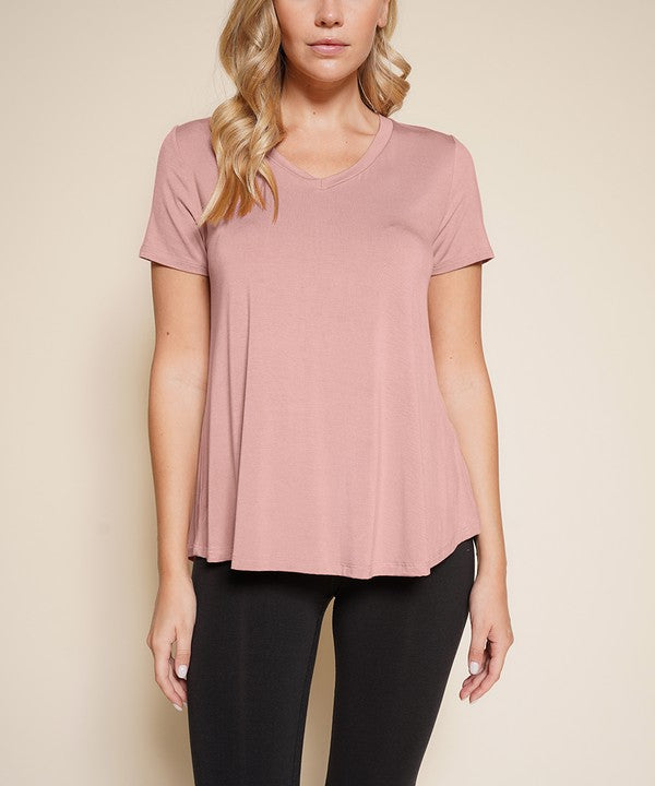 Bamboo Classic V Top NEW MAUVE