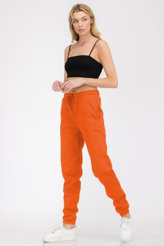 Women’s Boyfriend Jogger Sweatpants ORANGE Loungewear