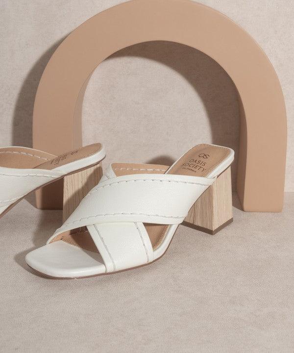 Jade - Strappy Stitched Mule MULES