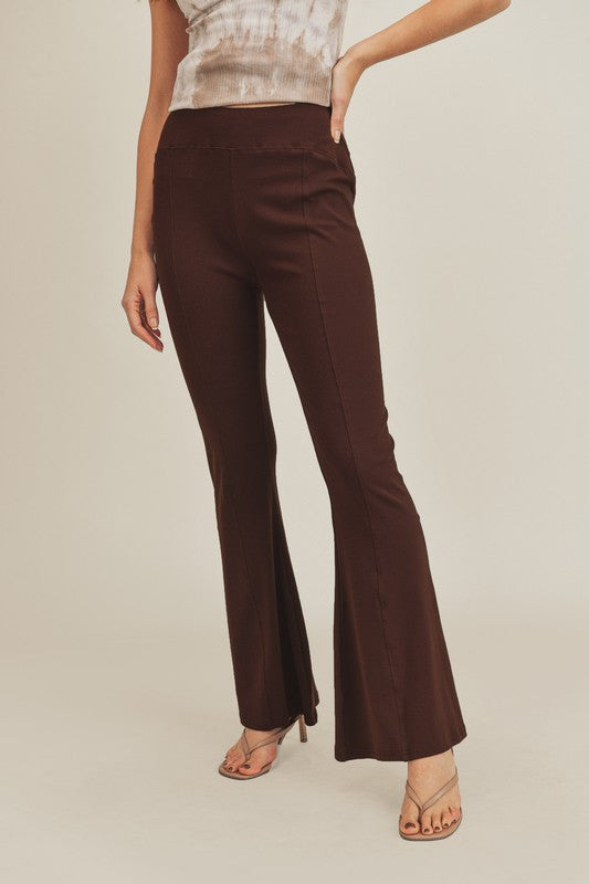 Aemi+Co Gloria High Waisted Flare Pants Pants