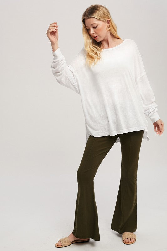 Aemi+Co Gloria High Waisted Flare Pants OLIVE Pants