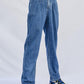 Super High Rise Pleated Mom Jeans - DAVERRI FASHIONS