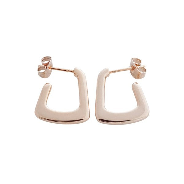 Chic Minimalist U Hoops Earrings