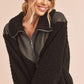Aemi+Co Oversized Side Pockets Half Zip Pullover Jackets